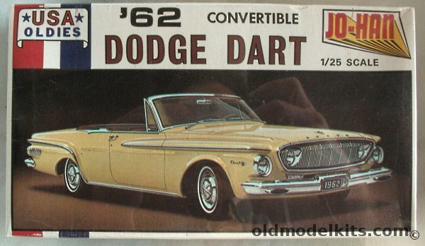 Jo-Han 1/25 1962 Dodge Dart Convertible, C-4862 plastic model kit